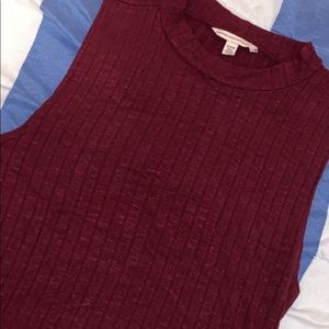 American Eagle Ribbed high neck tank top